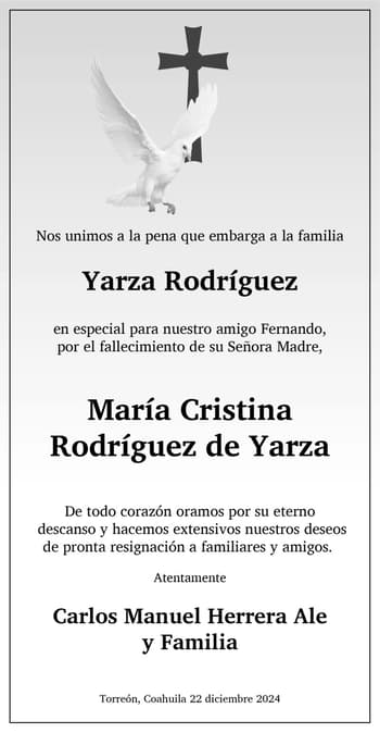 CONDOLENCIAALAFAMILIAYARZARODRGUEZ