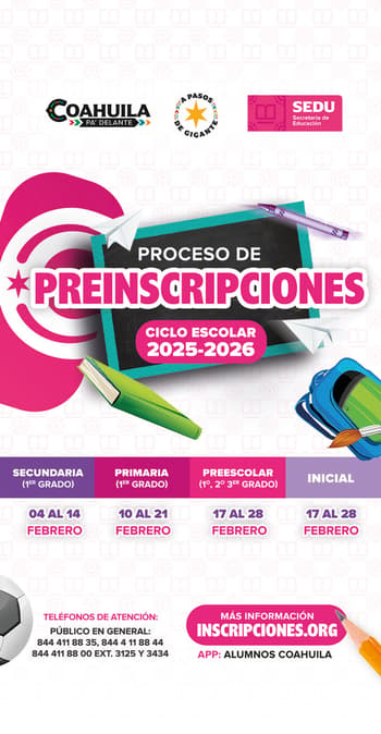 PUBLICACIONENELPERIODICOELSIGLODETORREONDELACAMPAAPROCESODEPREINSCRIPCIONES2025SEDUENERO2025Del15al21deenero20251560886pag