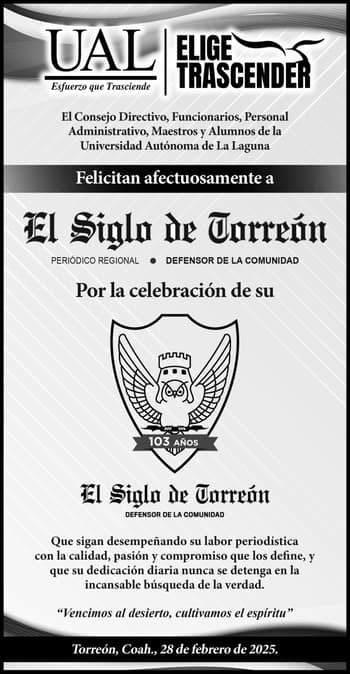 IMPARFELICITACIONANIVERSARIOELSIGLODETORREN