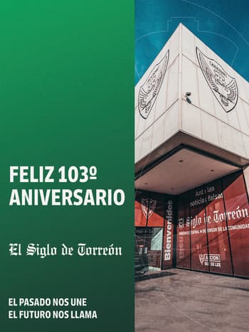 FELICITACION103ANIVERSARIOELSIGLODETORREN