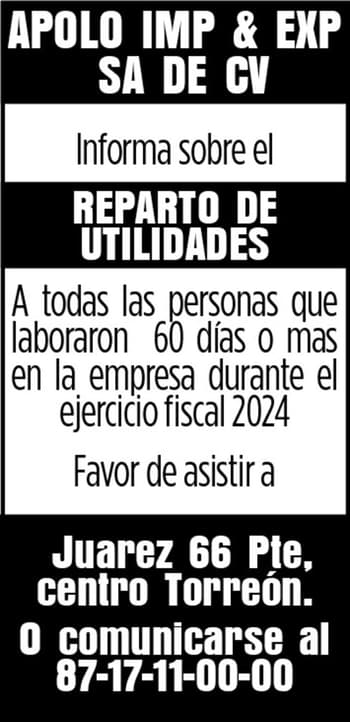 REPARTODEUTILIDADES