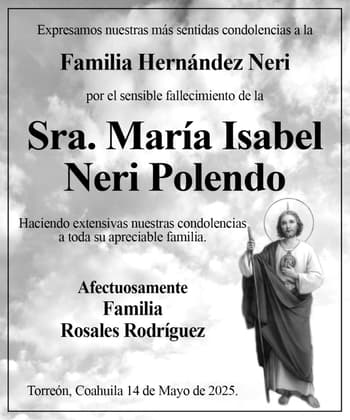 MARIAROSALESCONDOLENCIA