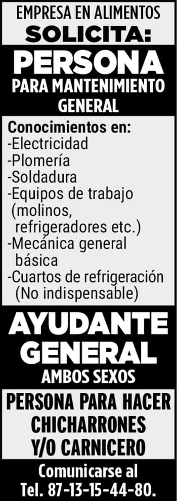 VACANTES