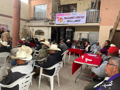 La reunión tuvo lugar la mañana de ayer miércoles en un domicilio localizado en la colonia Benito Juárez de San Pedro.