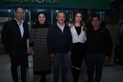 Miguel Ángel, Gabriela Flores, Miguel García, Joseline Machado y José Luis Trejo (EL SIGLO DE TORREÓN / VAYRON INFANTE)