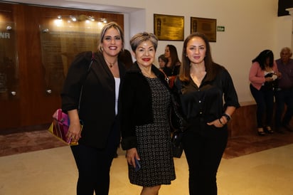 Elizabeth Vázquez, María Dolores Silva y Juliana Gómez (EL SIGLO DE TORREÓN / ENRIQUE CASTRUITA)