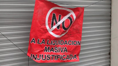 Huelga Nacional Monte de Piedad en Torreón. (FERNANDO COMPEÁN)