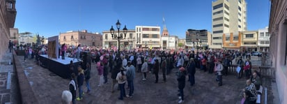 Marcha por Democracia en Saltillo. (PENÉLOPE CUETO / EL SIGLO DE TORREÓN