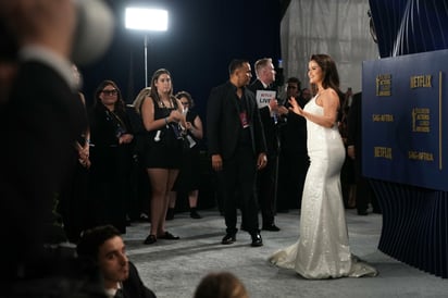 Selena Gomez en los  Screen Actor Guild Awards. (FOTO: EFE)