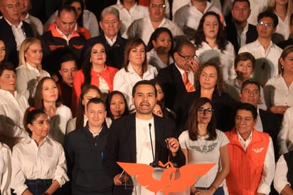  Jorge Álvarez Maynez en campaña. (ARCHIVO)