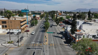 Calles que serán cerradas por las marchas del 8M en Saltillo. (ISABEL AMPUDIA)