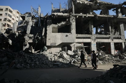 Ruinas en la Franja de Gaza. (EFE)