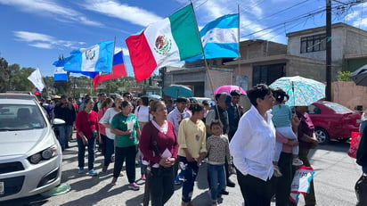 Viacrucis de la Casa del Migrante de Saltillo: un acto de denuncia y exigencia de justicia por la tragedia ocurrida en Ciudad Juárez