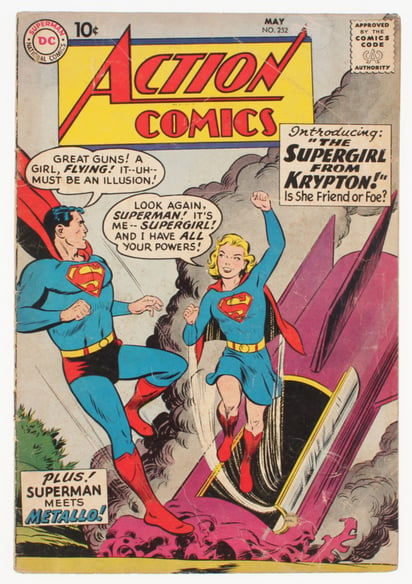 Debut. 'Supergirl' llegó a los cómics en mayo de 1959.