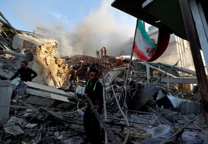 Consulado iraní atacado en Siria. (AP)