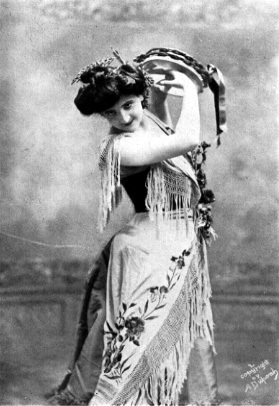 Emma Calve como La Carmen de Merimée-Bizet en 1894.