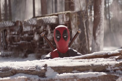 En esta imagen proporcionada por 20th Century Studios/Marvel Studios, Ryan Reynolds en una escena de 'Deadpool & Wolverine'. (20th Century Studios/Marvel Studios vía AP)


