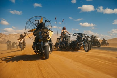 En esta imagen proporcionada por Warner Bros. Pictures, una escena de 'Furiosa: A Mad Max Saga'. (Warner Bros. Pictures vía AP)


