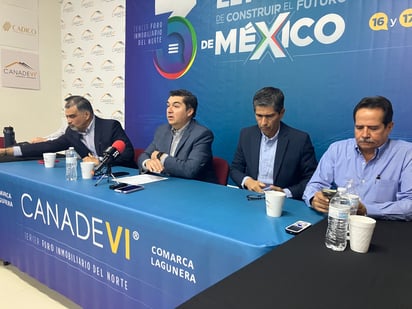 Va Canadevi Laguna por la tercera edición del Foro Inmobiliario del Norte con el lema 'El Poder de Construir el Futuro de México'.