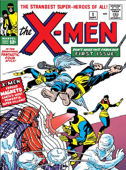 El equipo llegó a los cómics en 1963.