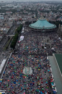 Marca. Miles de peregrinos vieron a la Guadalupana.