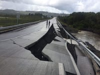 Ya se detectaron algunos daños tras el sismo. (EFE)