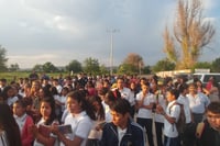 Actividades. Alumnos y maestros de la Zona Escolar 12 de las Secundarias Técnicas, acuden a San Juan de Guadalupe. (EL SIGLO DE TORREÓN) 