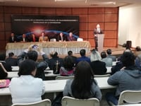 Ayer se llevó a cabo la toma de protesta del consejo directivo de la Canieti y al presidente, Hugo Montoya Díaz. (EL SIGLO DE TORREÓN/VIRGINIA HERNÁNDEZ)