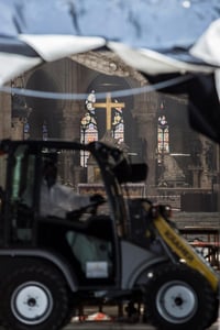 La cúpula podría colapsar por las altas temperaturas.