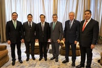 El gobernador de Coahuila fue acompañado en esta misión comercial por los alcaldes de Saltillo, Torreón, Monclova, Nueva Rosita, así como miembros del gobierno coahuilense y la iniciativa privada. (EL SIGLO COAHUILA)