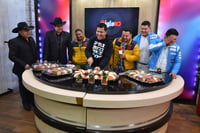 Divertidos. Los chicos de Indomable, Terrones, Toro Viejo y Rishie, de Primeritos de Colombia, partieron la rosca de Reyes. (EL SIGLO DE TORREÓN / Ernesto Ramírez)
