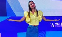 Odalys Ramírez no podía con la emoción de volver presencialmente a los foros de televisión que tuvo que abandonar tras enfermarse de COVID-19. (INSTAGRAM)