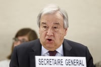 'No es momento de recortes a  OMS', responde Guterres a Trump