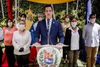 Juan Guaidó hizo un llamamiento a una 'gran alianza' para lograr esa 'segunda independencia de Venezuela'. (ESPECIAL) 