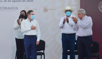 Confía Aispuro en que AMLO cumpla con el proyecto Agua Saludable Para La Laguna