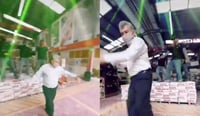 VIRAL: 'Lobo' Vásquez ahora promociona pisos al ritmo de la música disco