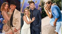 Así como los enamorados mexicanos Belinda y Christian Nodal, la lista de celebridades que han recurrido a la tinta en la piel es larga, aunque no para todos el amor ha sido tan duradero. (ESPECIAL) 