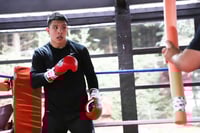 El excampeón mundial Superwelter, Jaime Munguía, tuvo una intensa preparación en las montañas del Estado de México. (Cortesía Zanfer)