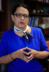 Rosa Icela Rodríguez sigue en el proceso de recuperación de la COVID-19, que padece desde septiembre.