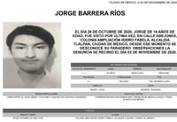 'Nos falta Jorge'; emiten Alerta Amber por joven desaparecido en la CDMX