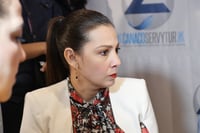La titular de Seguridad Pública, Sonia Villarreal, dijo que no bajarán la guardia en Coahuila. (EL SIGLO DE TORREÓN) 