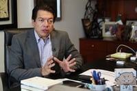 Mario Delgado expuso que Morena es un instrumento para llevar a cabo el proyecto de López Obrador. (ARCHIVO) 