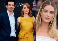 A pesar de las negociaciones iniciales, finalmente Emma Stone no se reunirá con el director de 'La La Land', Damien Chazelle, en su próxima película, que ahora apunta a la actriz Margot Robbie como principal candidata para compartir pantalla con Brad Pitt. (Especial) 