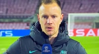 El portero del Barcelona Marc-André ter Stegen dijo este martes, tras la derrota por 0-3 ante el Juventus, que “a la mínima' les meten un gol y 'es muy duro”. (ESPECIAL)
