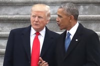 El expresidente de los Estados Unidos Barack Obama ha declarado que 'gracias a la democracia, Trump no logró el cien por cien de lo quería'. (ARCHIVO)