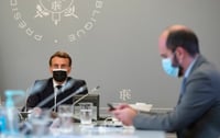 El presidente señaló que a lo largo de este mes cuatro plantas francesas producirán vacunas. (ARCHIVO) 