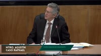 Durante su comparecencia ante la Comisión de Vigilancia de la Cámara de Diputados, el auditor especial de Desempeño, Agustín Caso Raphael, explicó que el proceso de cancelación del Nuevo Aeropuerto Internacional de la Ciudad de México (NAIM) podría finalizar en 26 años, razón por la cual aún no se presenta ninguna cifra definitiva que señale un daño materializado. (ESPECIAL)