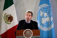  El embajador de México ante la ONU, Juan Ramón de la Fuente, se sumó a la condena que diversos países realizaron ante el organismo al uso de la hambruna como método de guerra. (ARCHIVO)