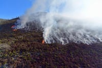 Se suman más elementos del Ejército y GN al combate de incendio en Sierra de Arteaga