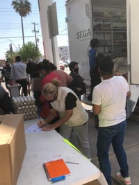 Las brigadas se realizaron en la explanada de la presidencia de Matamoros. (EL SIGLO DE TORREÓN) 